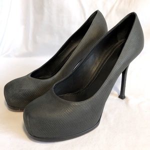 Yves Saint Laurent Snake Platform Pumps
